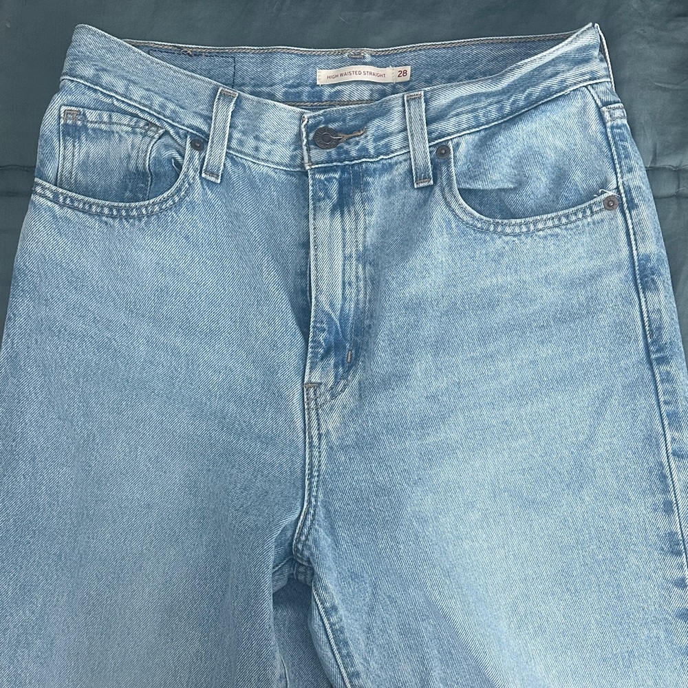 Women’s Light Blue Jeans - LEVIS straight